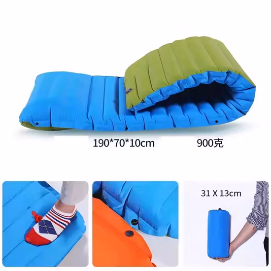 Ultraleichte, kompakte TPU-Schlafsack-Schlafmatte, aufblasbare Luftmatratze, isolierte Camping-Isomatte, Picknick-Matte