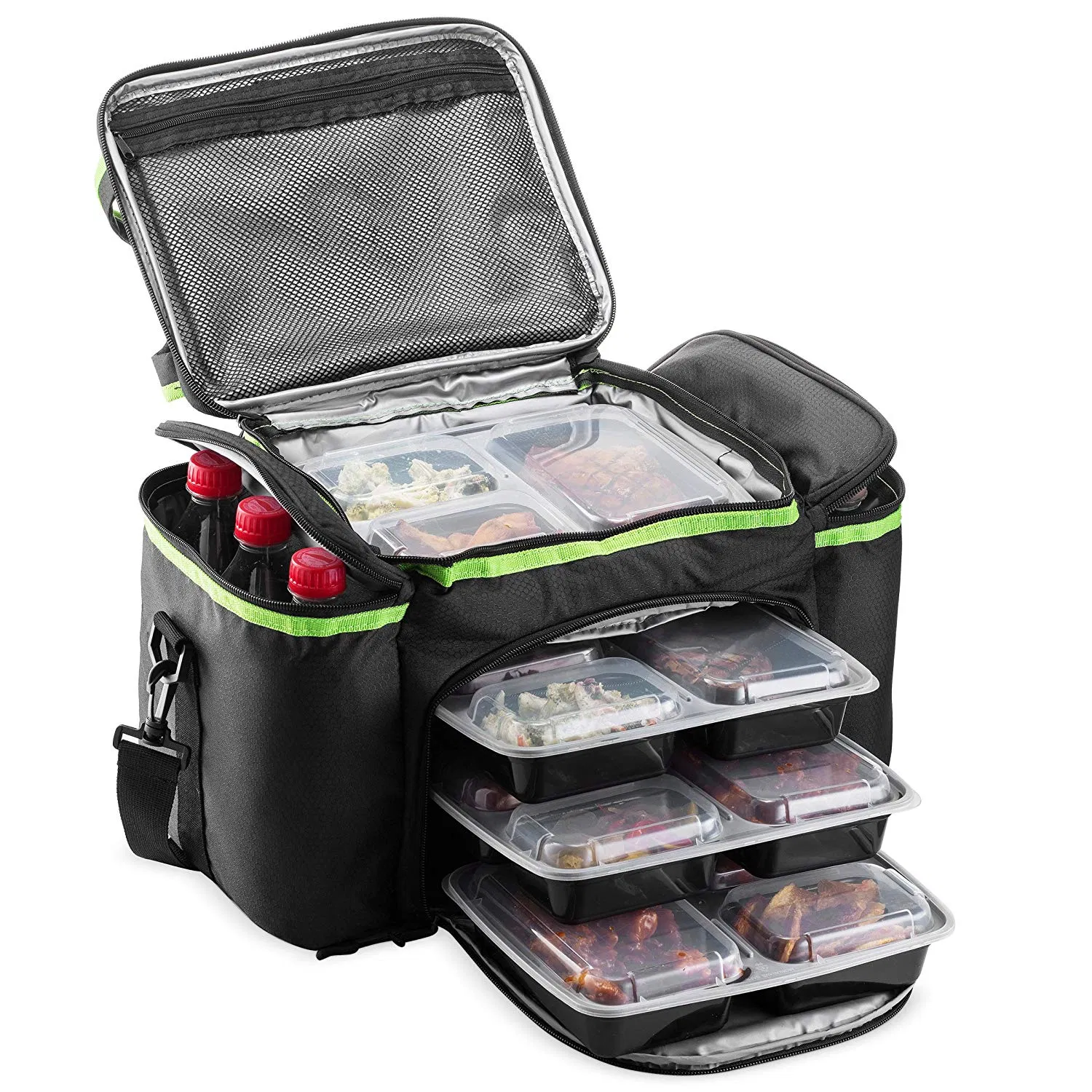 Auslaufsichere, wärmeisolierte Lunch-Kühltasche für Picknick